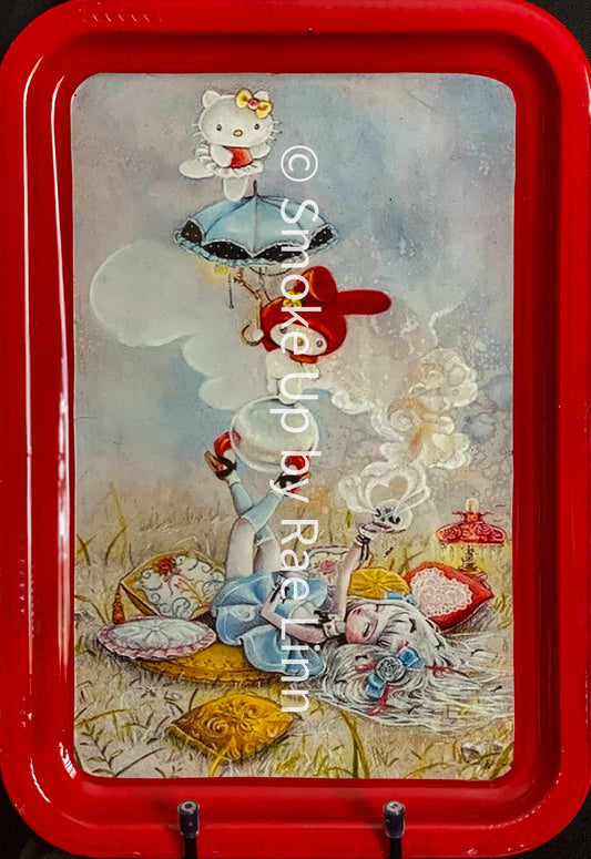 Alice Wonderland Stoner Scene with Sanrio Characters