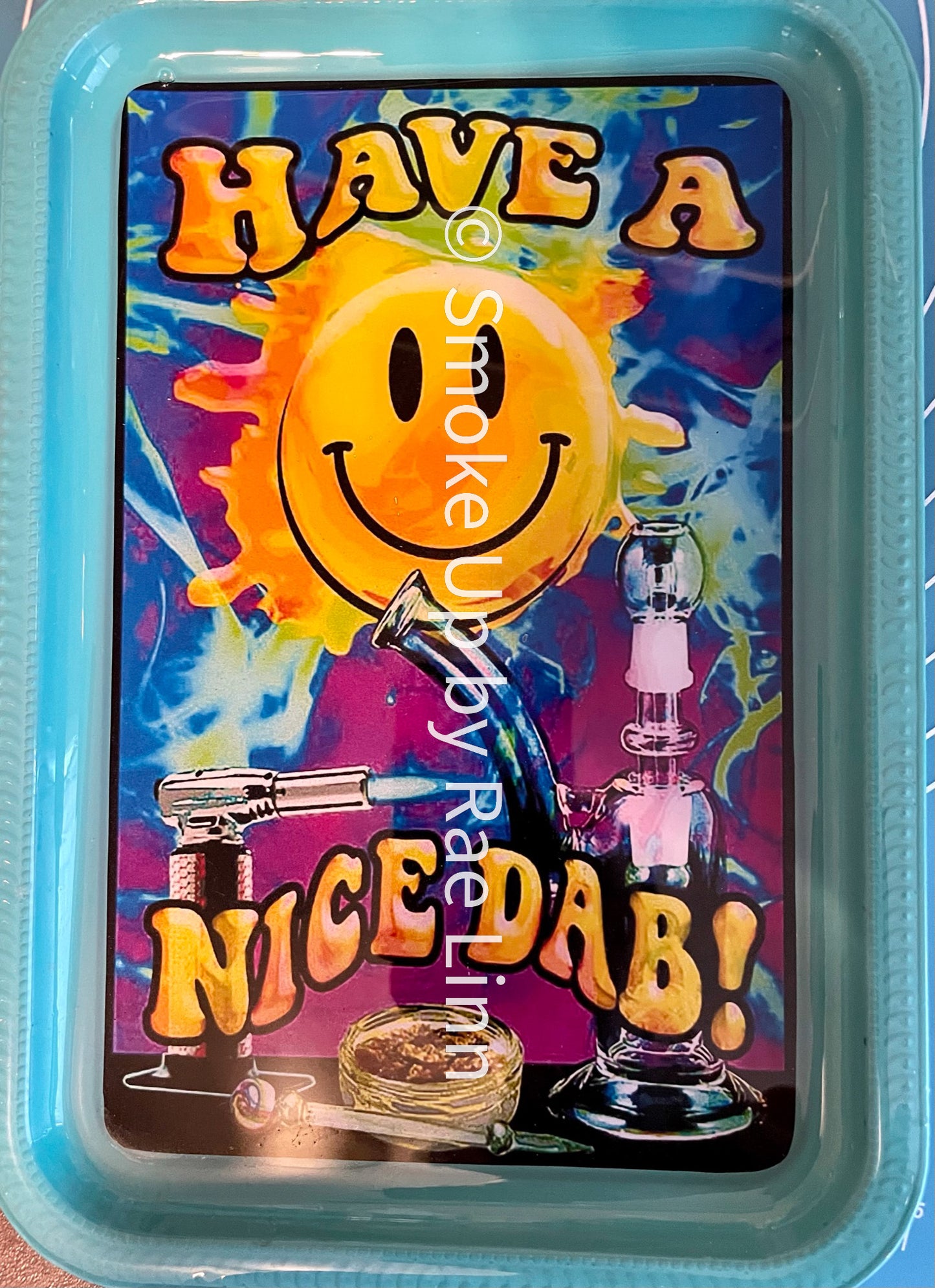 Have a Nice Dab – Handmade Resin Rolling Tray | 420 Gift